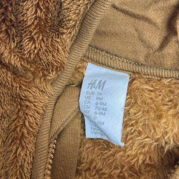 Brown Teddy Bear Hoodie Jacket - Picture 2 of 5